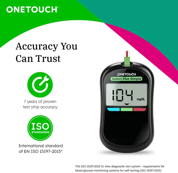 One Touch Glucometer - 25 strips