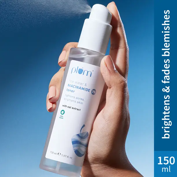 Plum Niacinamide Rice Water Toner - 300ml